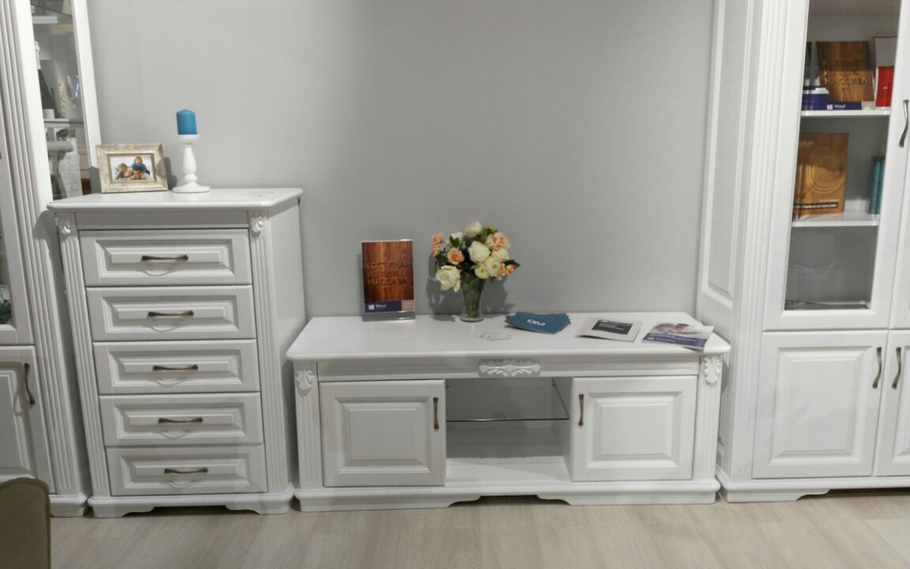 DreamLine Палермо под ТВ с дверцами фото 3